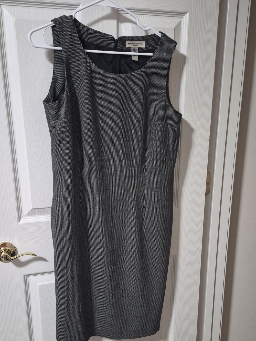 Amanda Smith Charcoal Sheath Dress